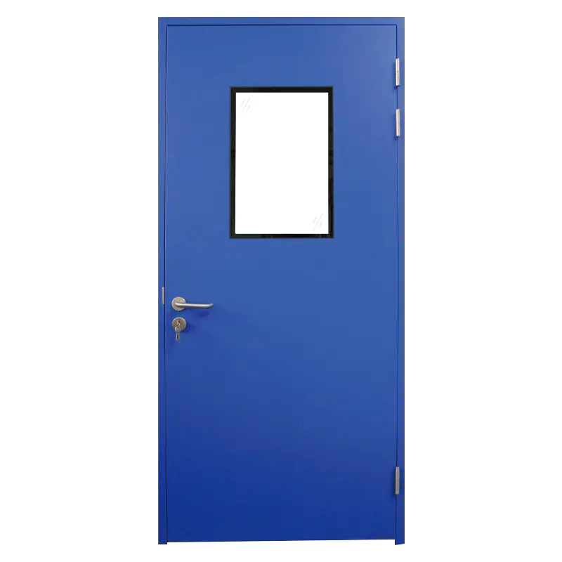 Pintu bilik bersih keluli